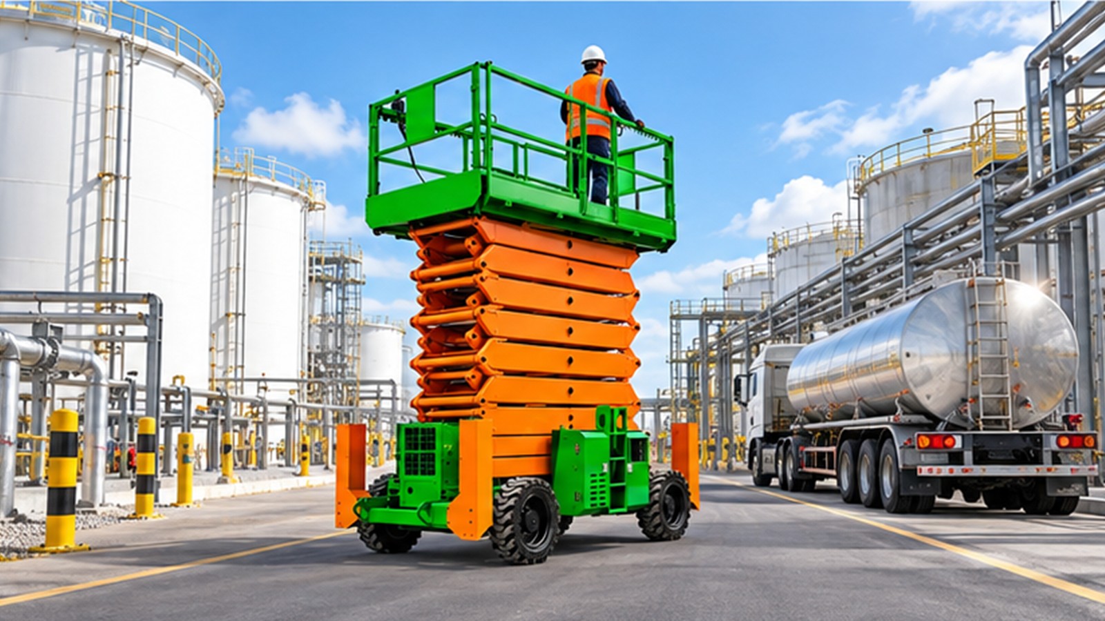 Hazardous-Goods Facilities: Safer MEWP Access for Inspection and Maintenance scene 3