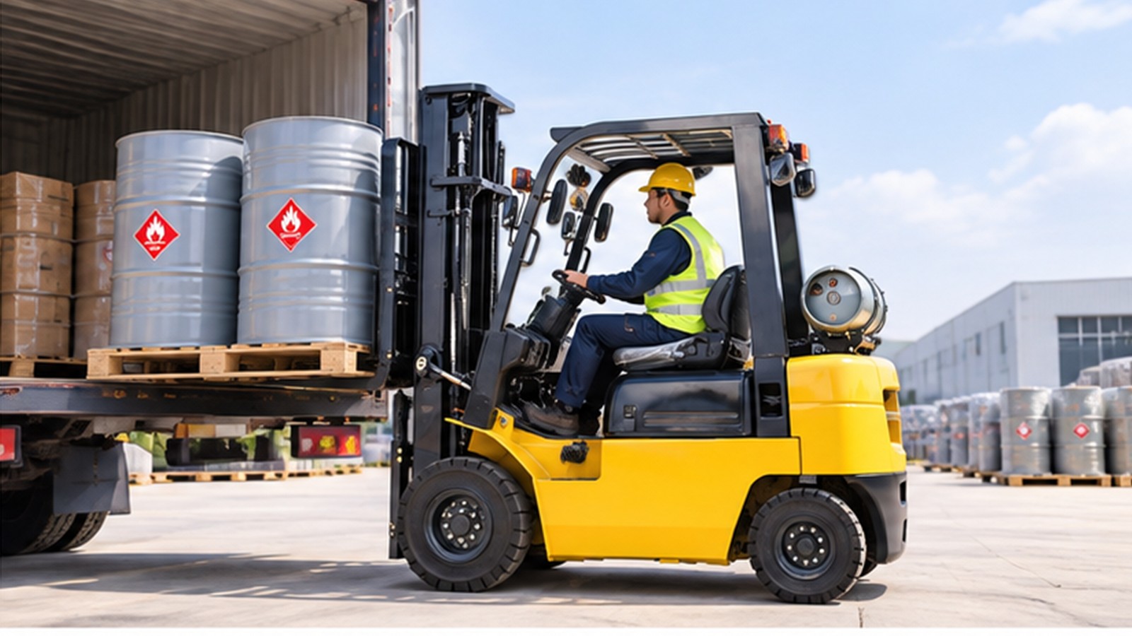Dangerous-Goods Day 2026: Dual-Fuel Forklift Controls for Regulated Cargo scene 1