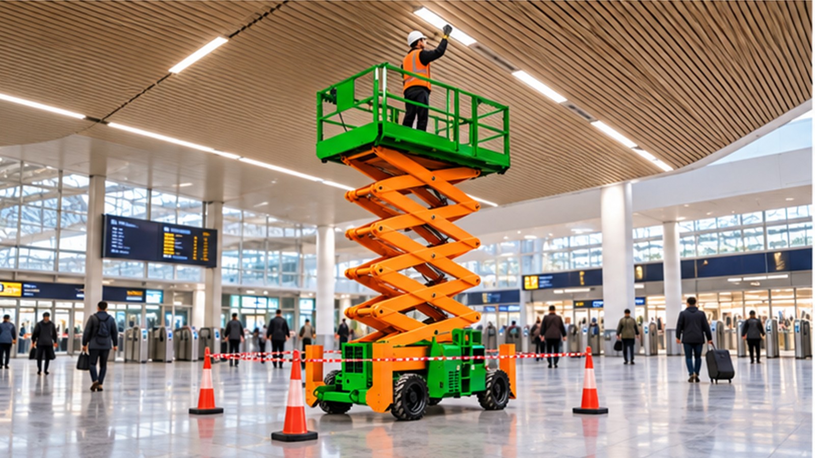 Rail Station Upgrade Week: Safer Scissor-Lift Access for Inspection Teams scene 2
