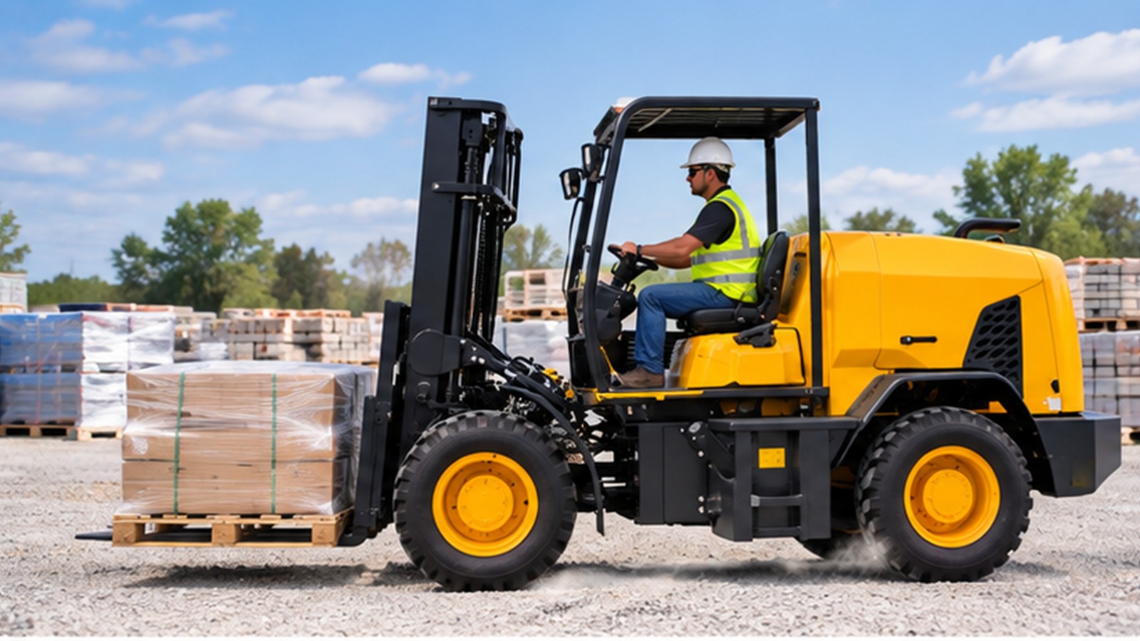 Intermodal Rail Yards: Ground-Condition Rules for Rough-Terrain Forklifts scene 1