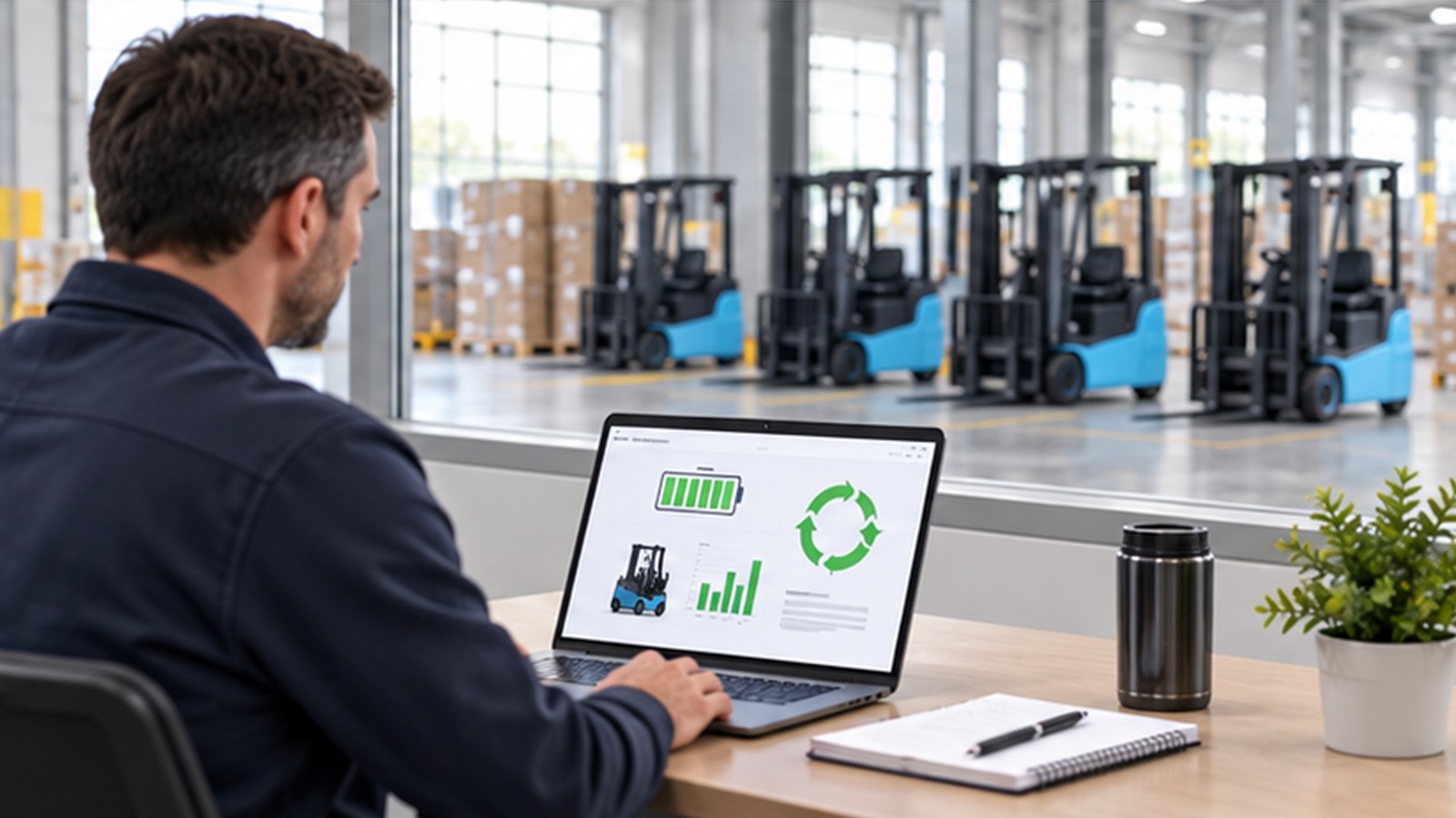 Battery Circularity in 2026: Electric Forklift Health Data That Matters scene 3