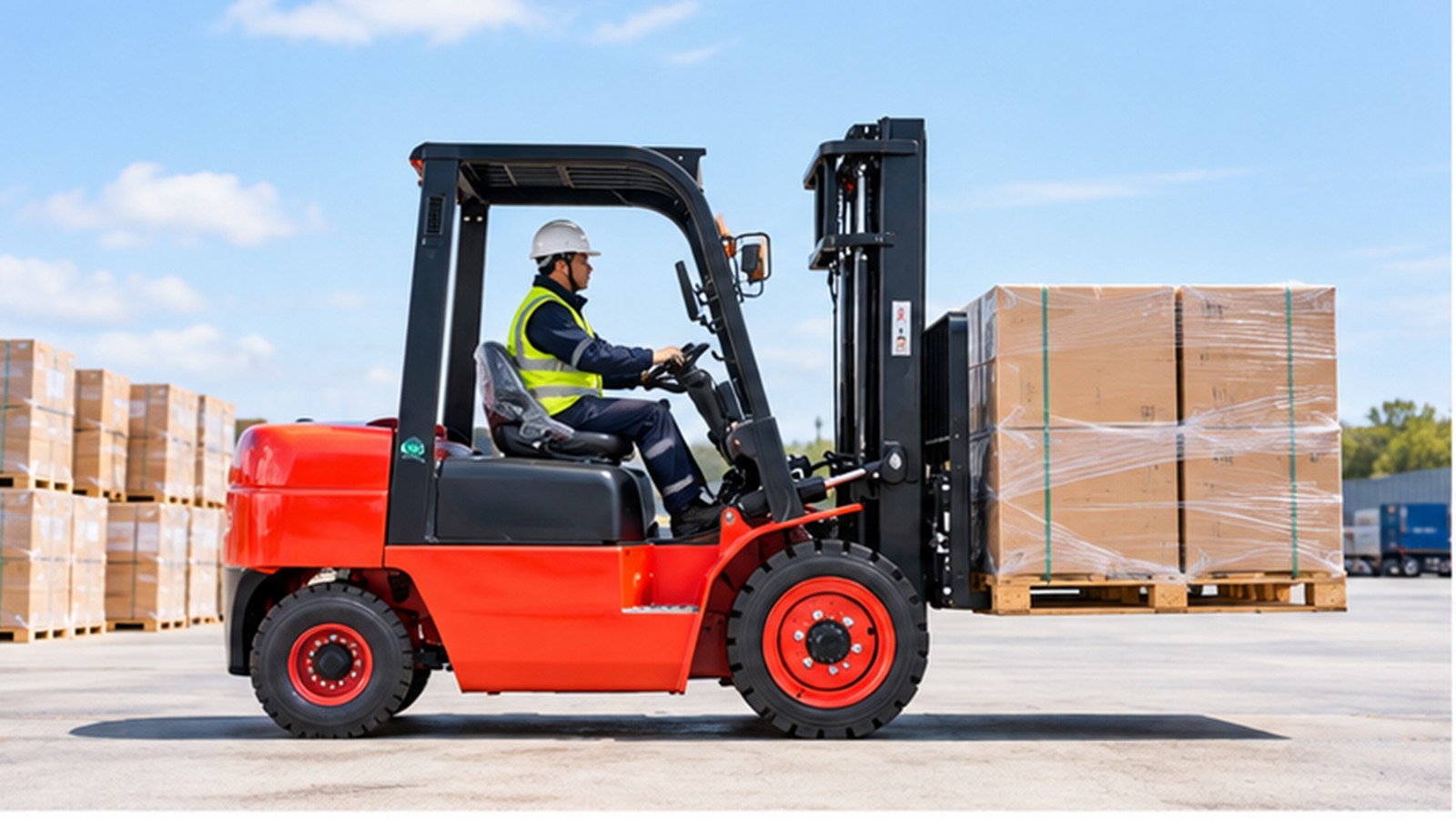 Autumn Freight Yard Readiness: Diesel Forklift Checks Before Rain and Peak Loads