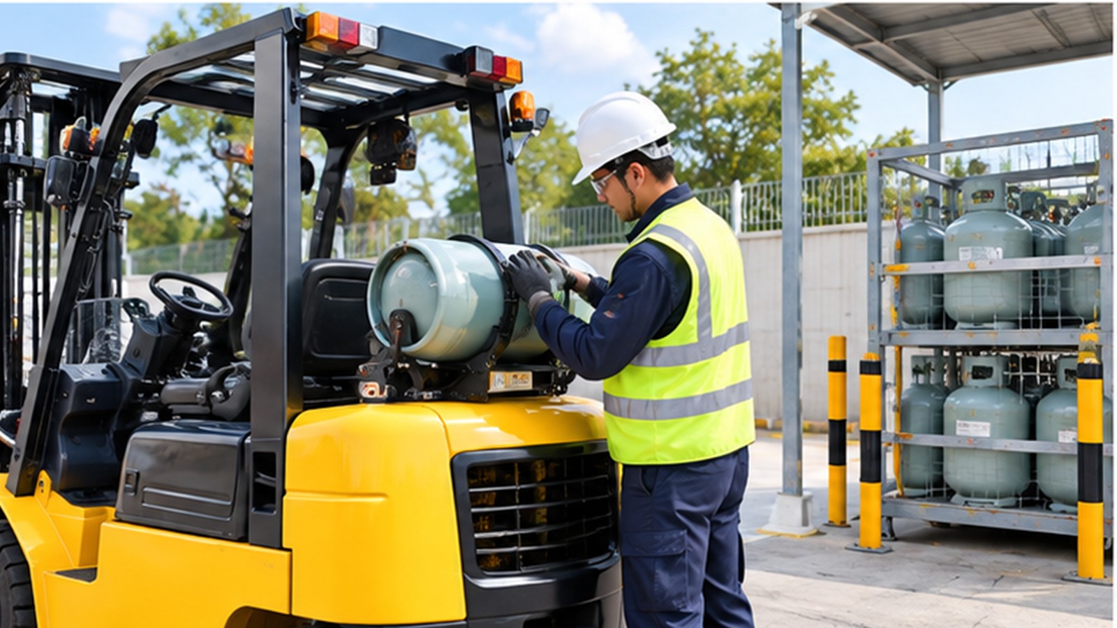 Fuel-Choice Resilience: Dual-Fuel Forklift Controls for Mixed Depot Shifts scene 2