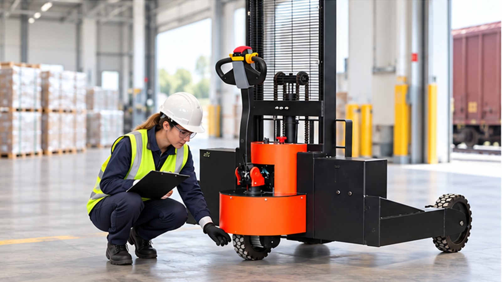 Digital Rail Freight Today: Electric Stacker Chain-of-Custody Controls scene 2