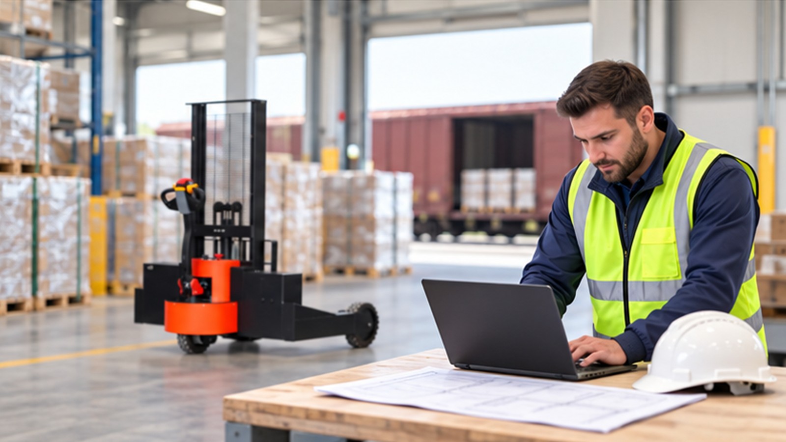 Digital Rail Freight Today: Electric Stacker Chain-of-Custody Controls scene 3