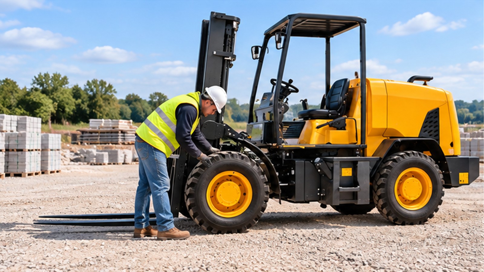 Climate-Ready Projects: Rough-Terrain Forklifts for Resilient Infrastructure Sites scene 2