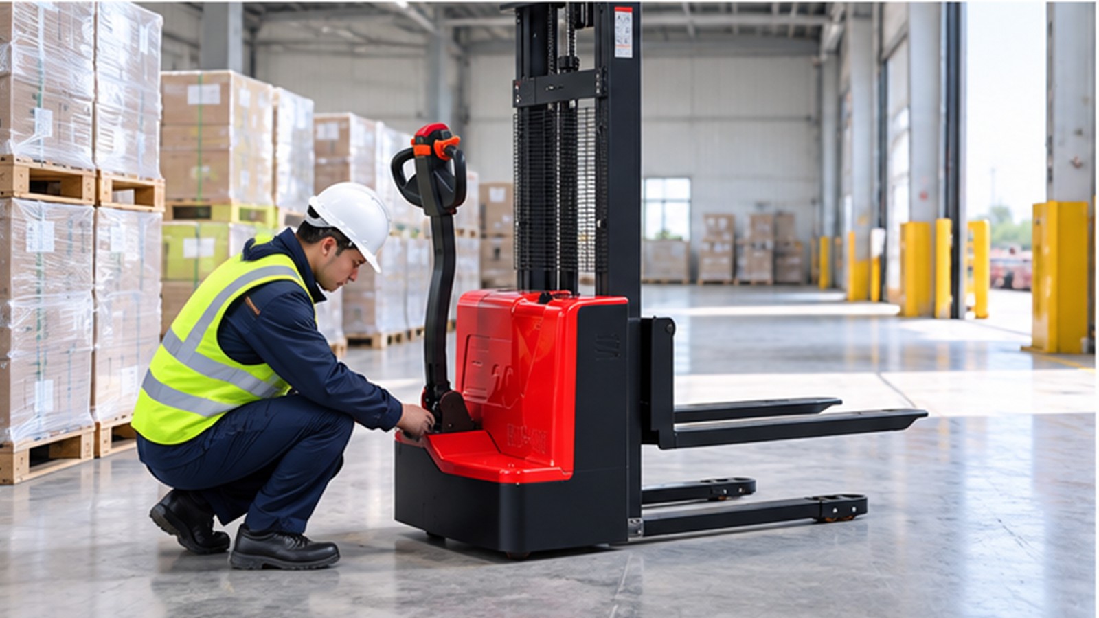 Digital Automatic Coupling: Electric Stacker Planning for Faster Rail Transfers scene 2