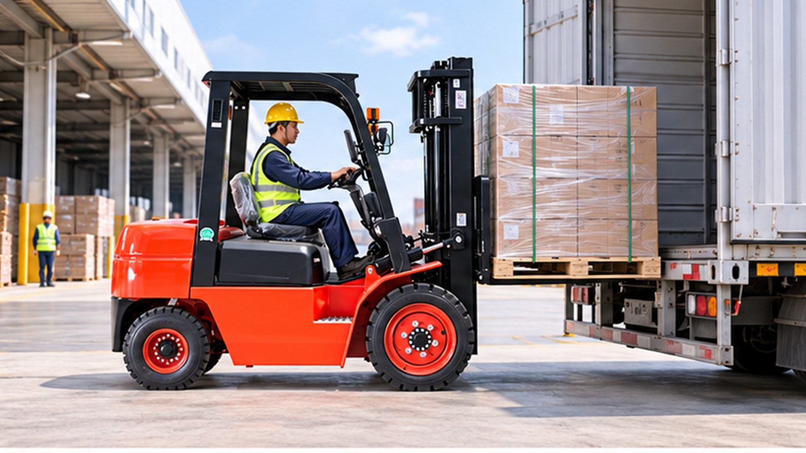 Open Data for Seamless Logistics: Forklift Handoffs Across Freight Modes scene 1