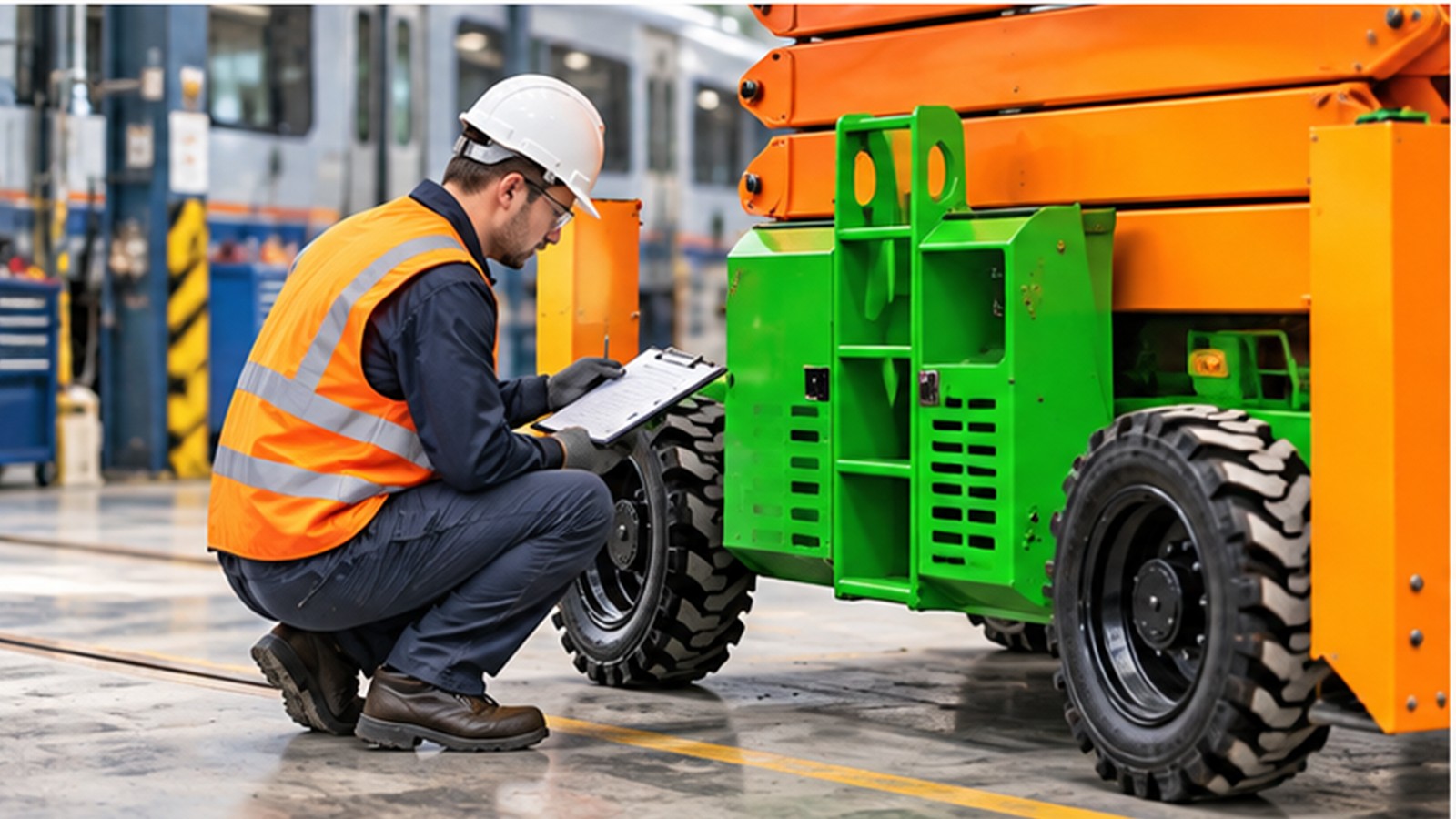 Connected Inspection Records: Smarter MEWP Maintenance in Rail Workshops scene 2