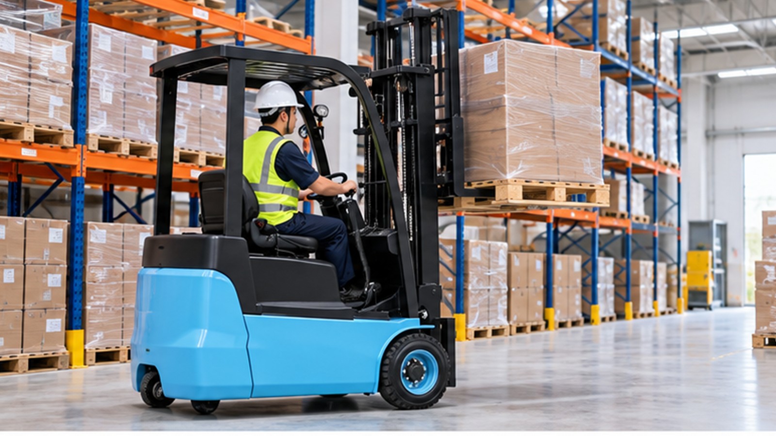 AI Workload Forecasting: Right-Sizing Electric Forklift Shifts and Charging scene 1
