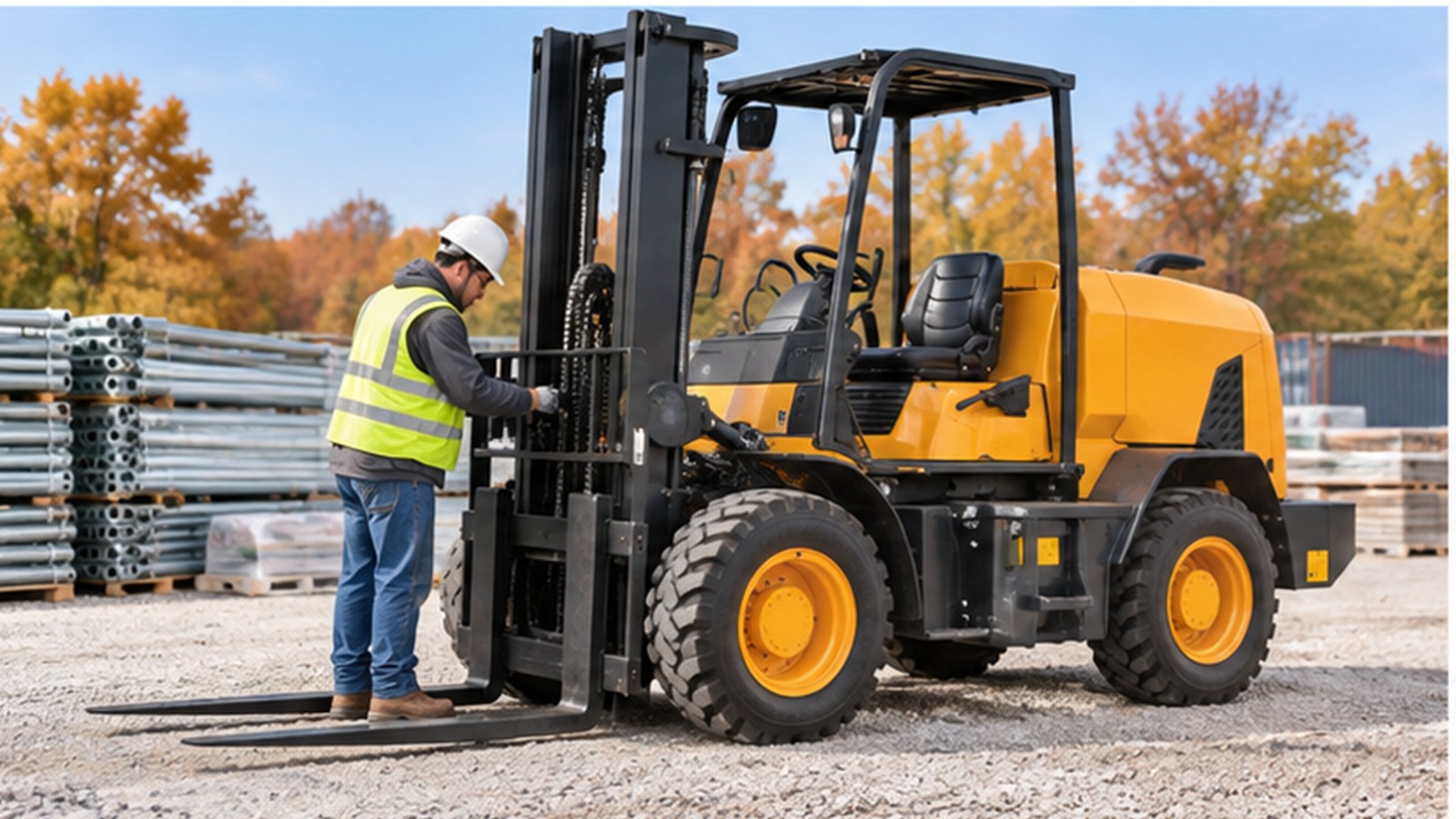 Autumn Project Logistics: Rough-Terrain Forklift Controls for Uncertain Ground scene 2