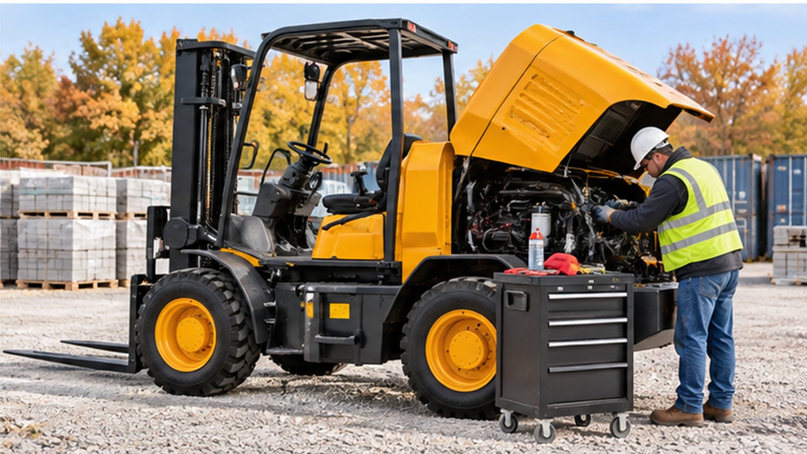 Autumn Project Logistics: Rough-Terrain Forklift Controls for Uncertain Ground scene 3