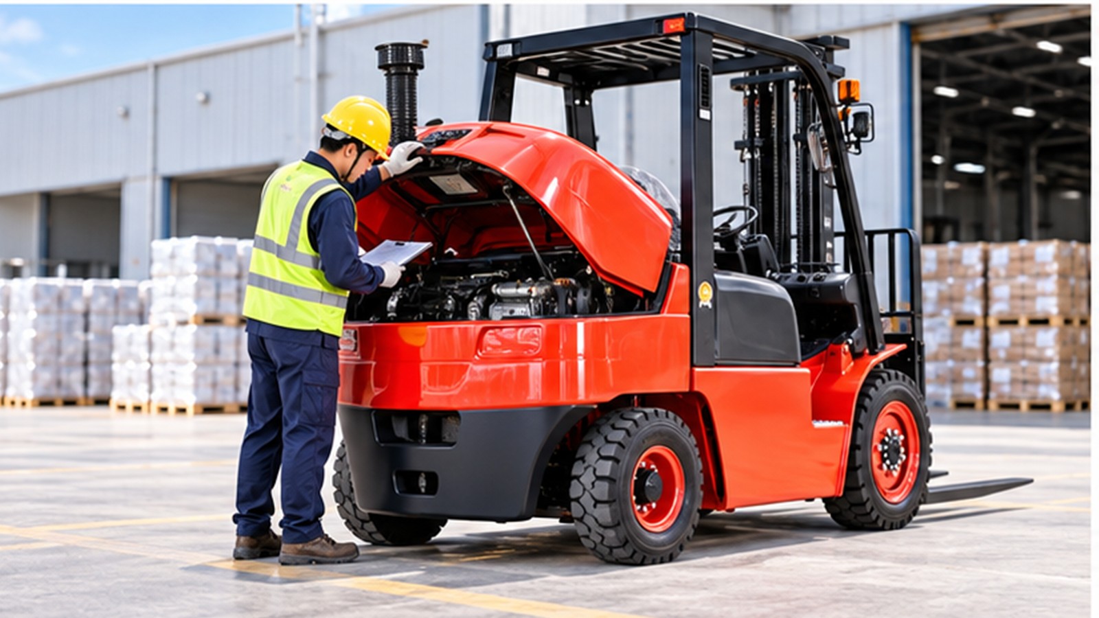 Peak-Season Depot Pressure: A Diesel Forklift Idle-Reduction and Uptime Plan scene 2