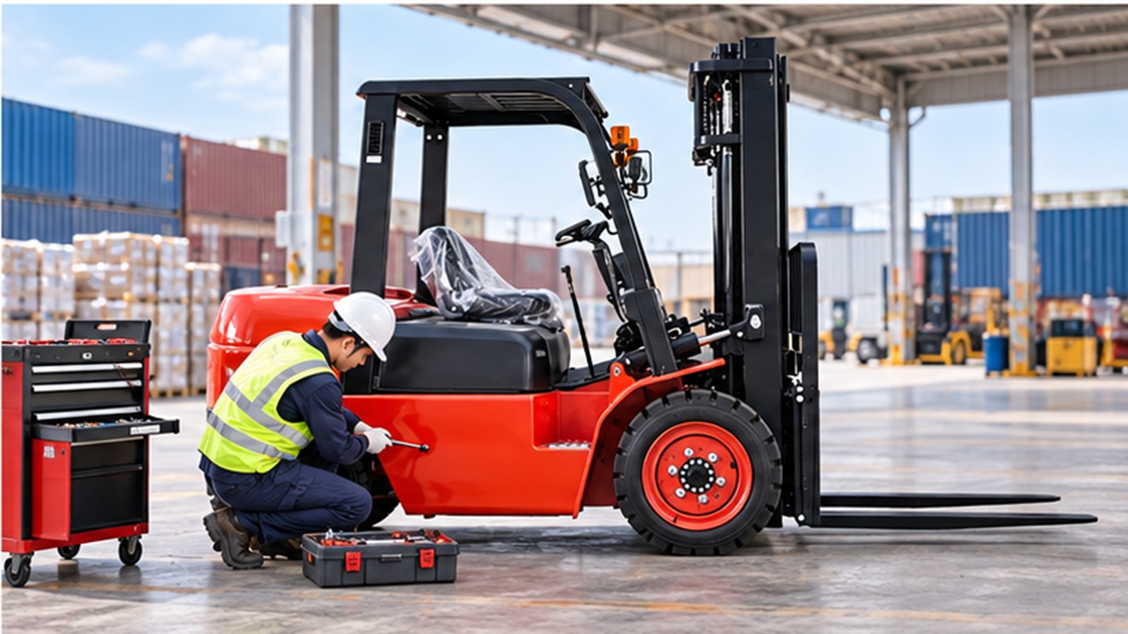 Peak-Season Depot Pressure: A Diesel Forklift Idle-Reduction and Uptime Plan scene 3