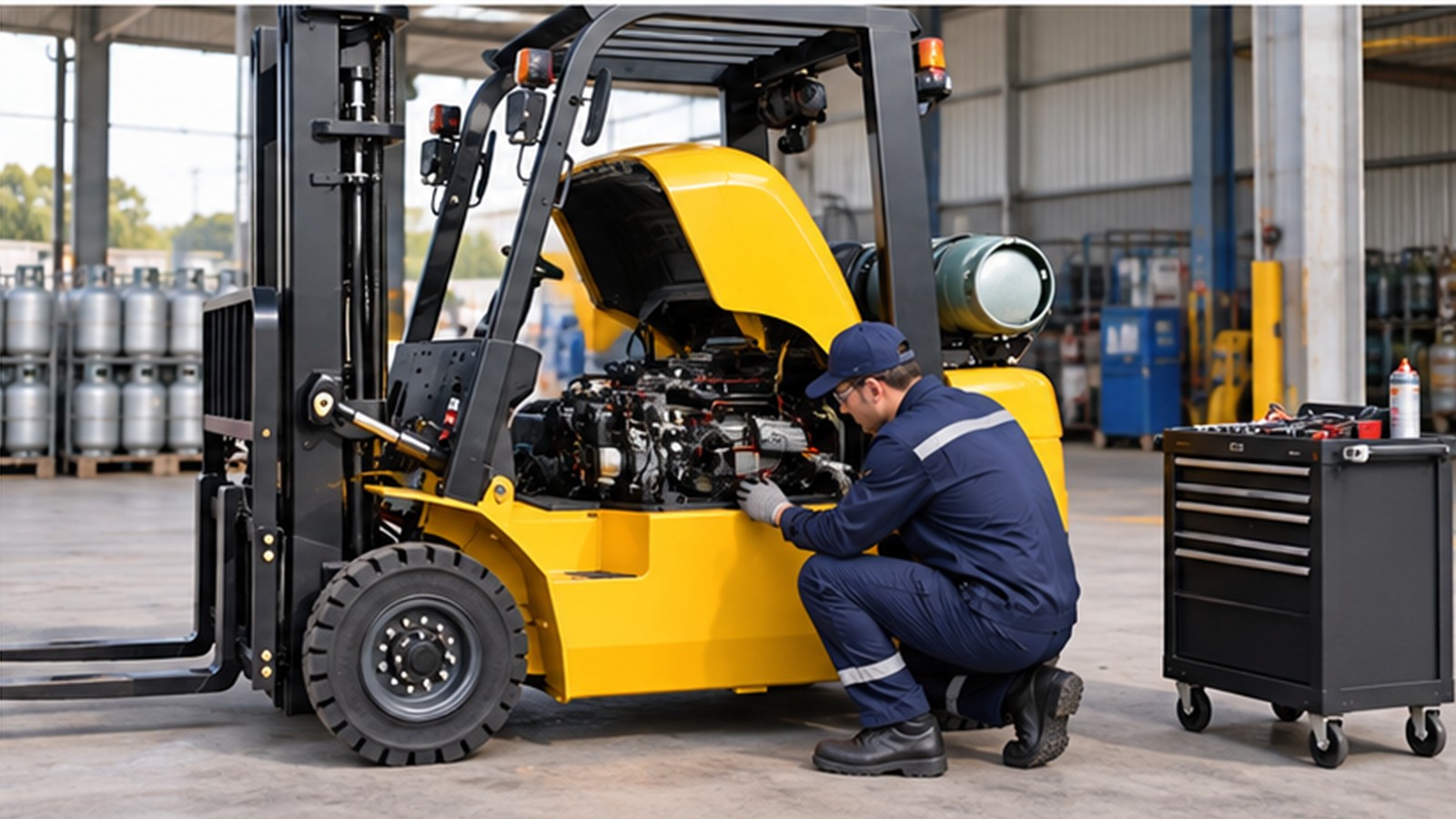 Fuel-Supply Continuity: A Dual-Fuel Forklift Cylinder Quality and Changeover Audit scene 3