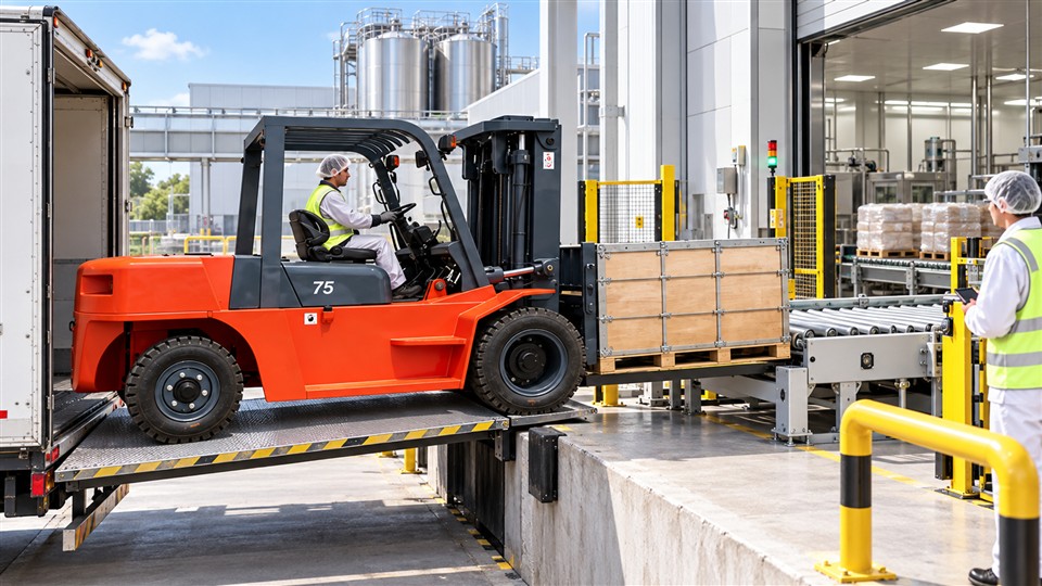 CPCD50K 5-ton diesel forklift material handling application