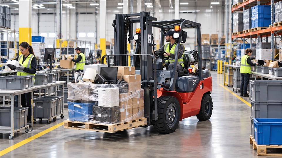 CPY15/CPCR15 gasoline LPG forklift in a September 28, 2026 work scenario