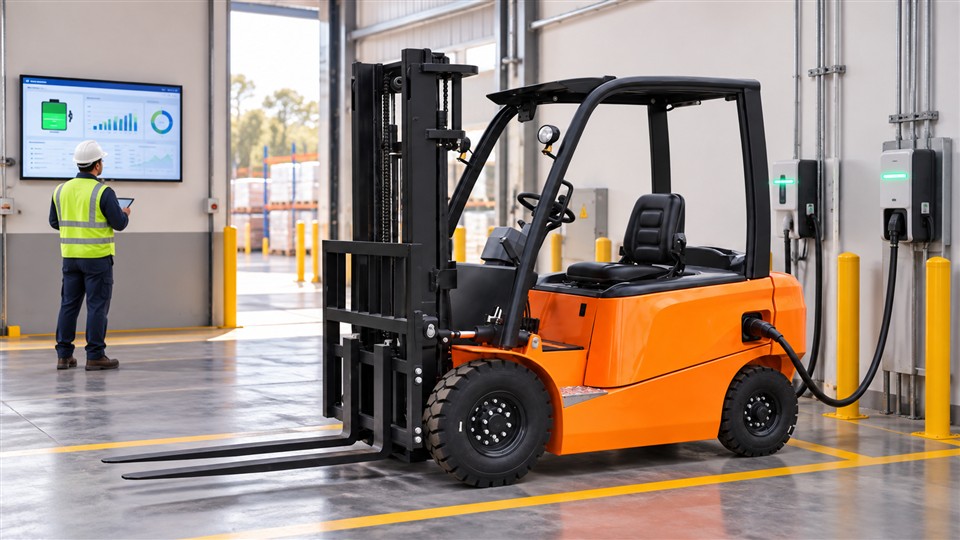 ZG-CPD25B lithium electric forklift in a September 29, 2026 work scenario