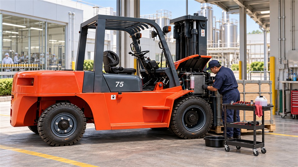 CPCD30K 3-ton diesel forklift operating scenario