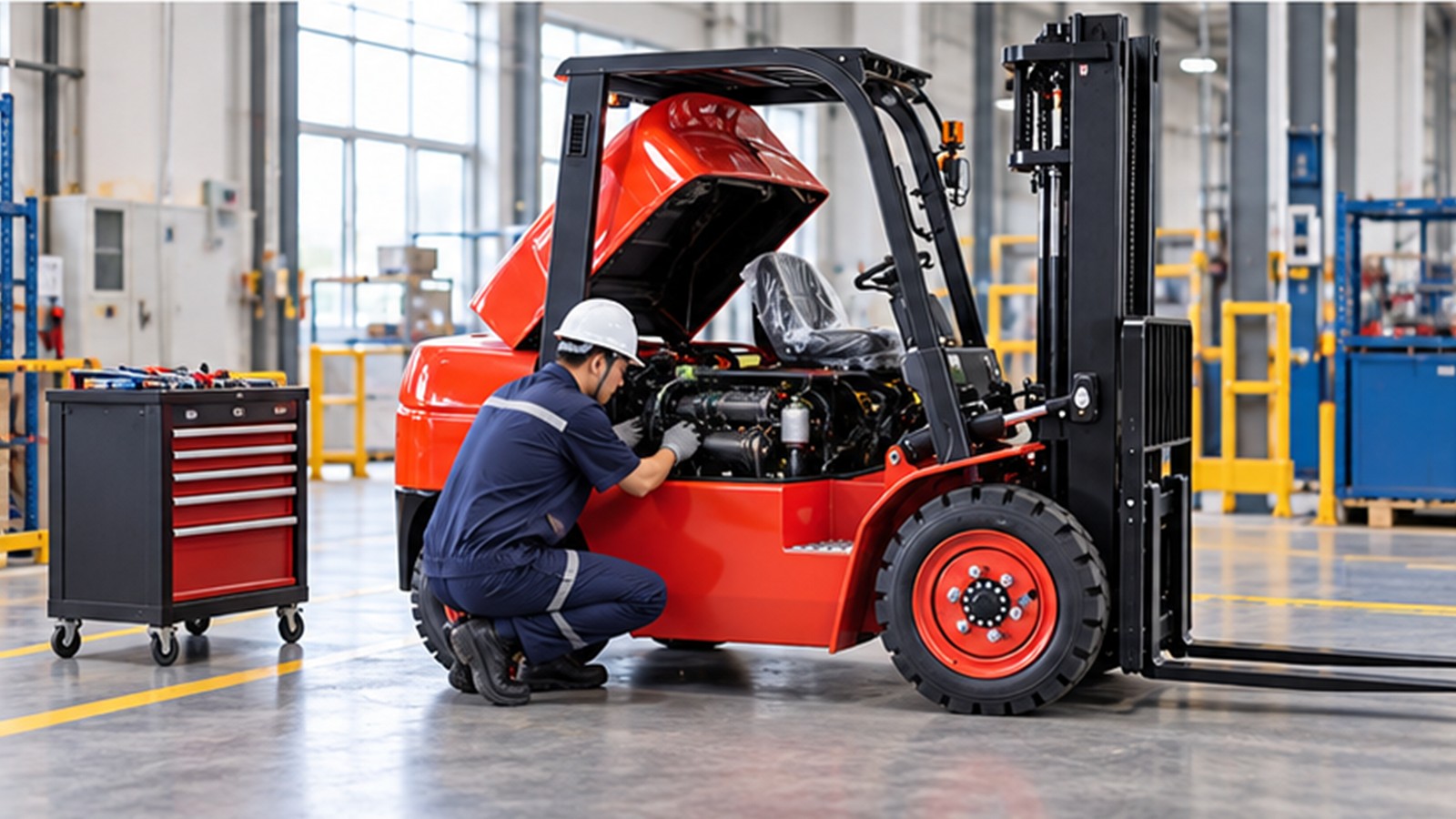 Robots Alone Will Not Fix Warehouses: Forklift Safety in Mixed-Traffic Operations scene 3