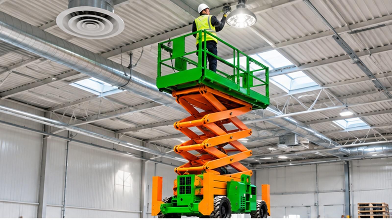 Pre-Winter Facility Checks: Safer Scissor-Lift Access for Roofs, Lights and Ventilation scene 1