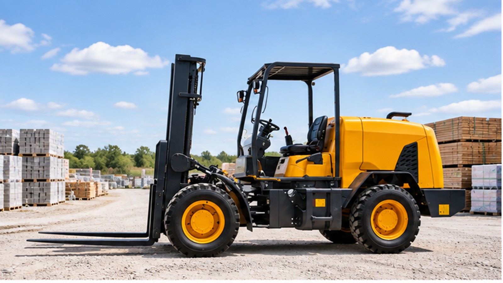 Building-Supply Yard Controls: Rough-Terrain Forklift Load-Center Discipline