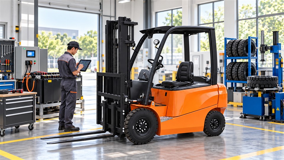 ZG-CPD25B lithium electric forklift material handling application