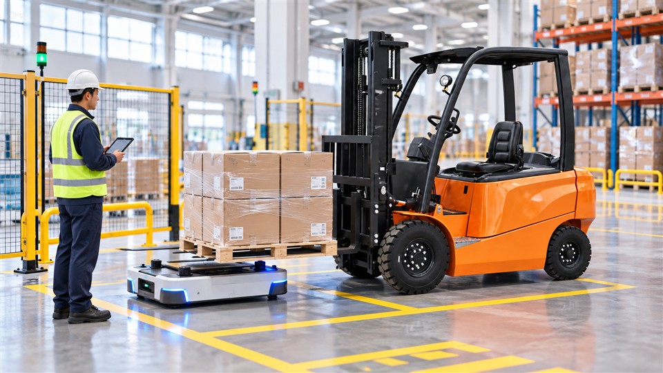 B60 heavy-duty electric forklift operating scenario