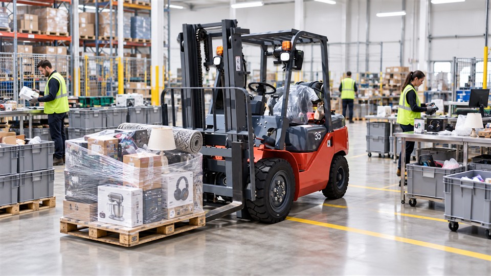 CPY20-50 LPG and gasoline forklift in a October 2, 2026 work scenario