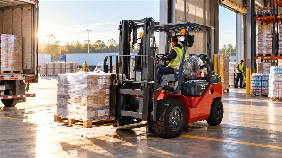 CPY15-XR 1.5-ton LPG forklift operating scenario