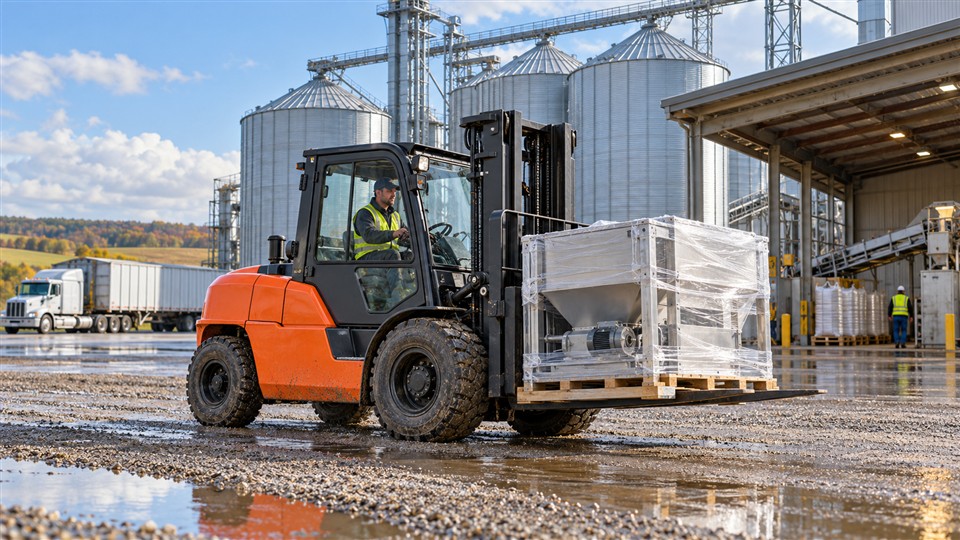 CPCD80K 8-ton diesel forklift operating scenario