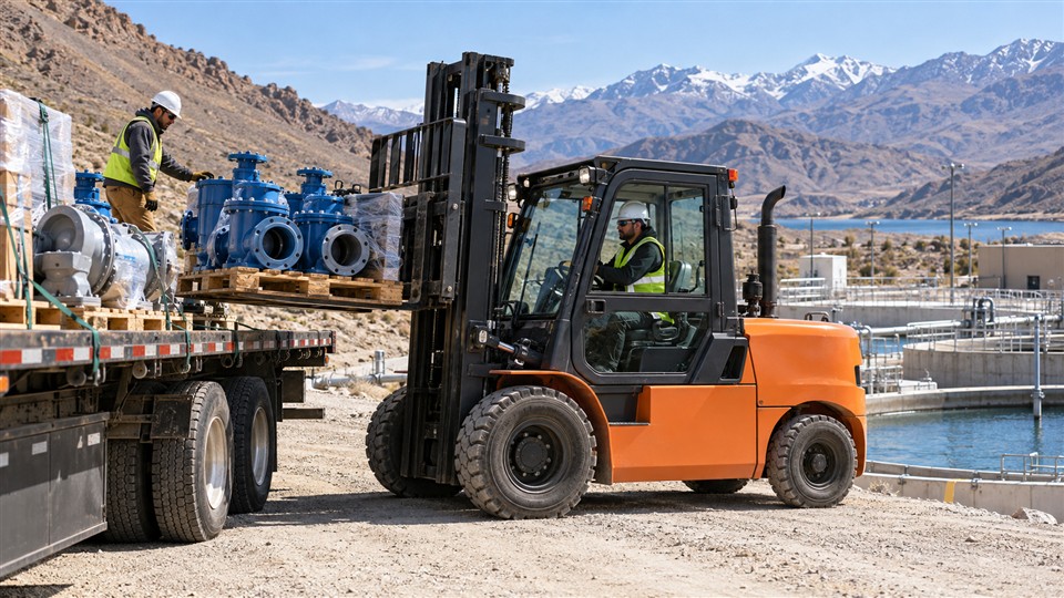 CPCD50K 5-ton diesel forklift operating scenario