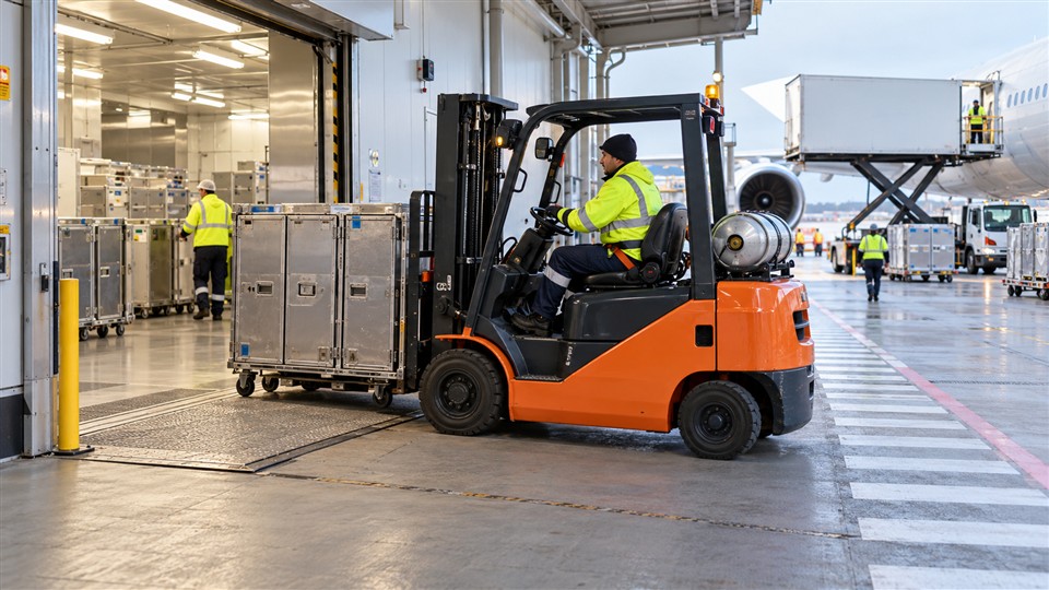 CPY15-XR 1.5-ton LPG forklift in a October 23, 2026 work scenario