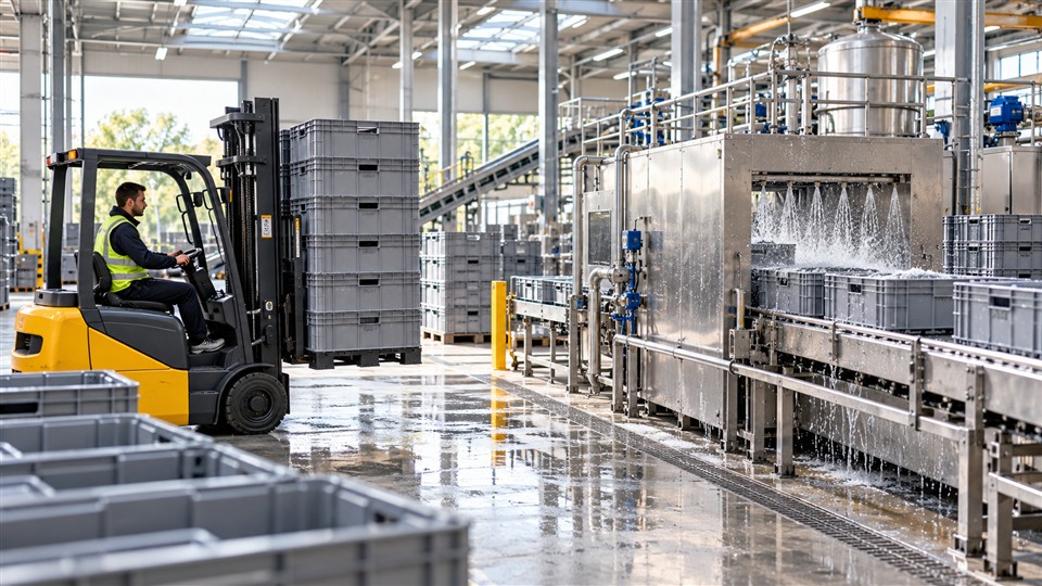 B30 3-ton lithium electric forklift material handling application