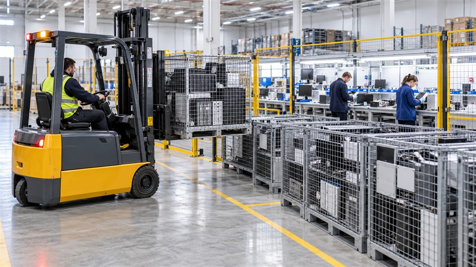 ZG-CPD25B lithium electric forklift operating scenario