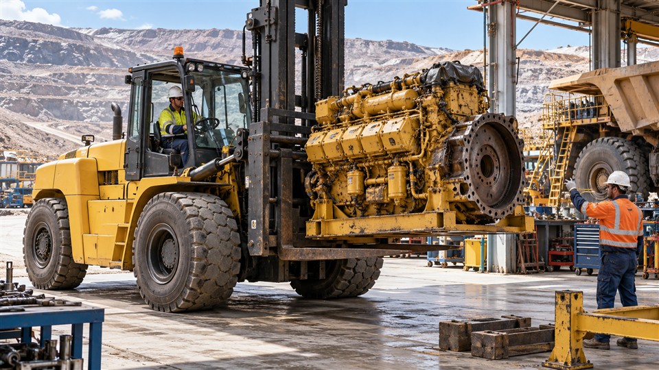 CPC190-X diesel forklift operating scenario