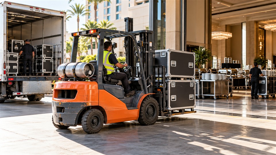 CPY20-50 LPG forklift series material handling application