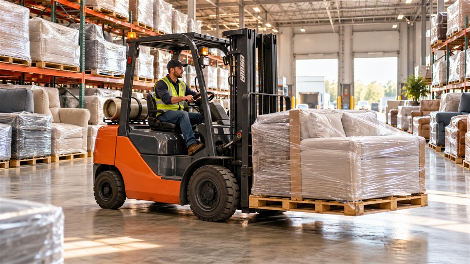 CPY15-XR 1.5-ton LPG forklift operating scenario