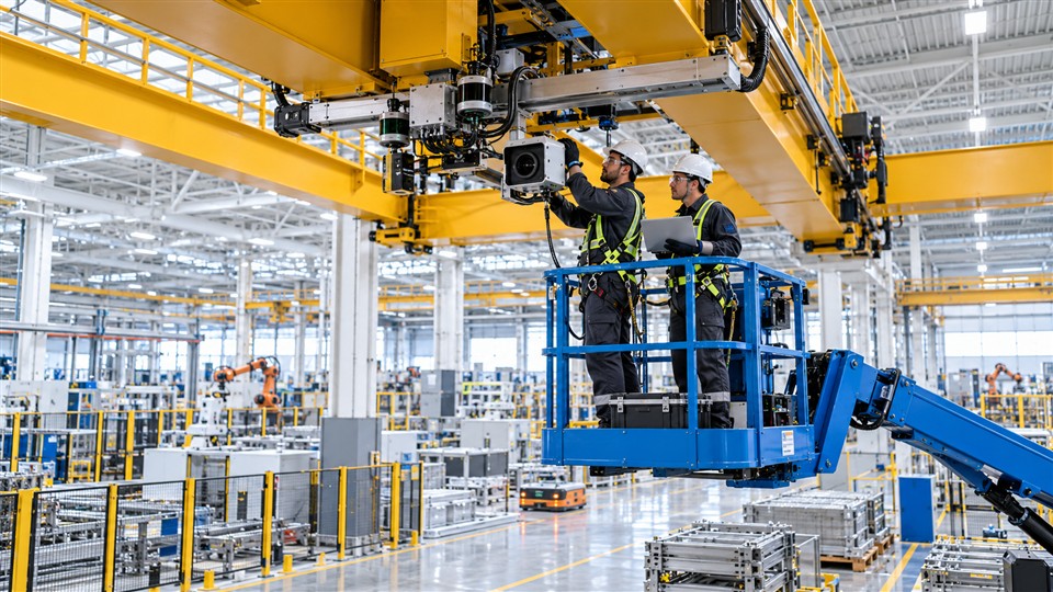 ZGTT06 telescopic work platform material handling application