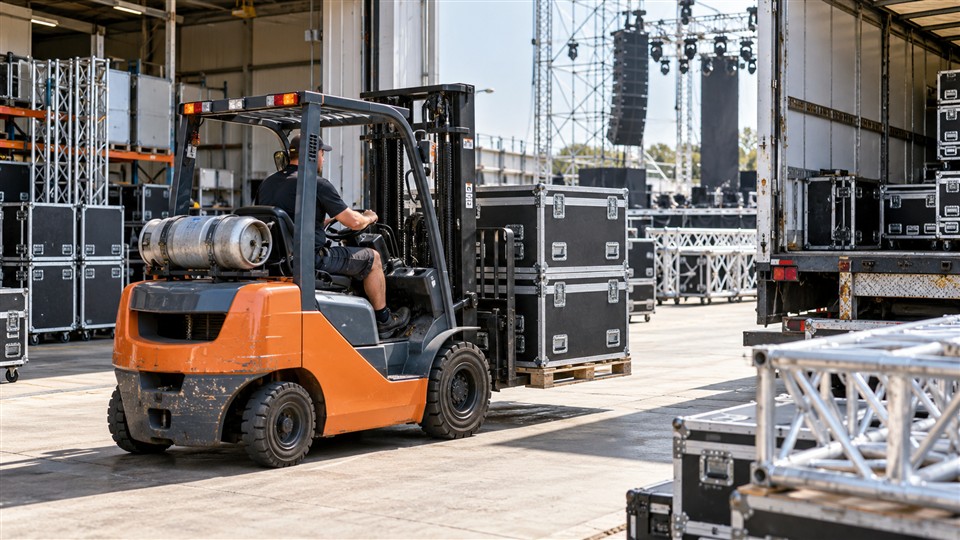 CPY20-50 LPG forklift series material handling application