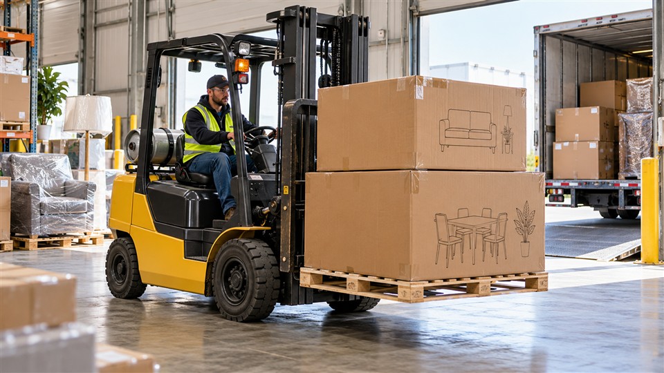 CPY15/CPCR15 LPG forklift operating scenario