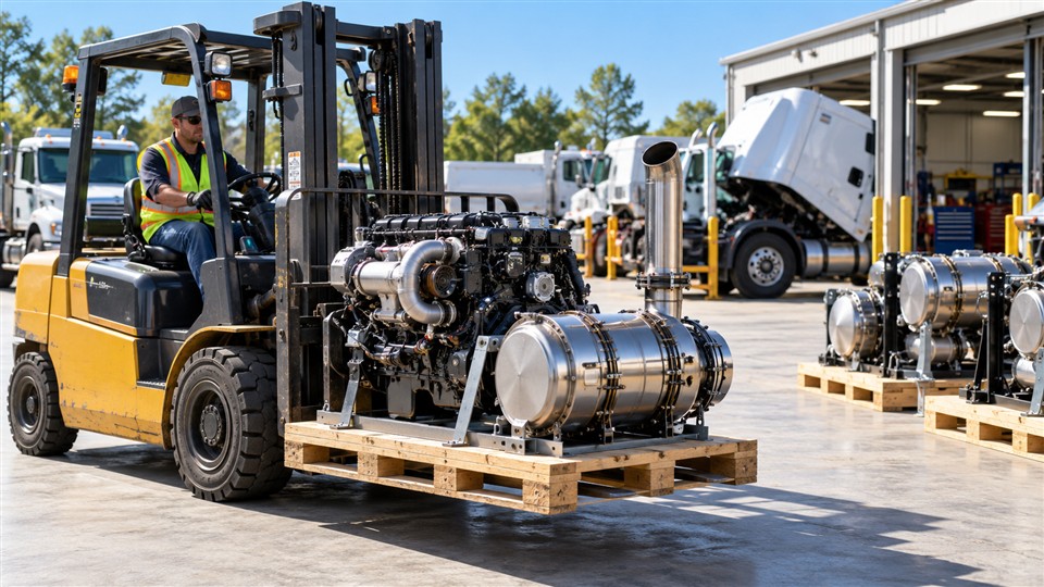 CPCD50K 5-ton diesel forklift in a October 24, 2026 work scenario