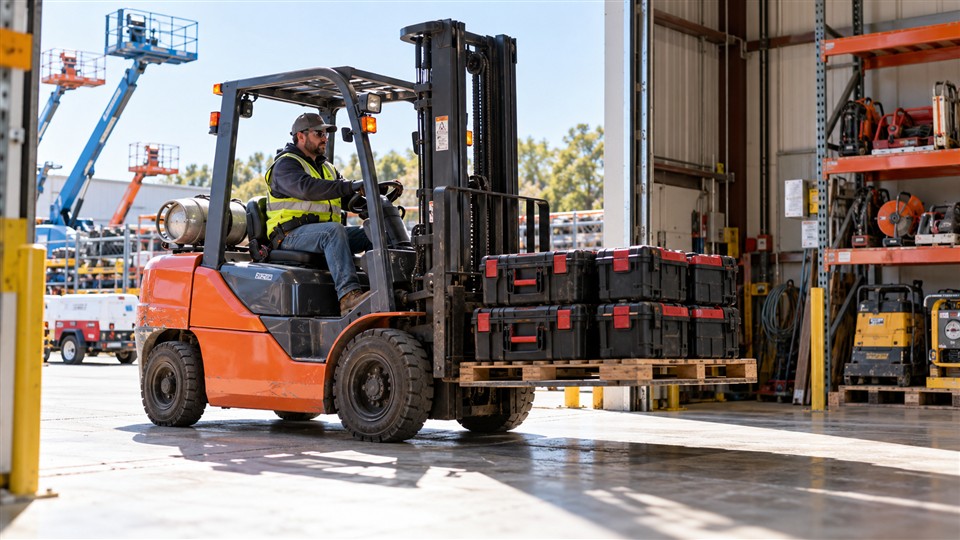 CPY35 LPG forklift truck operating scenario