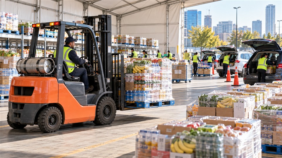 CPY15/CPCR15 LPG forklift material handling application