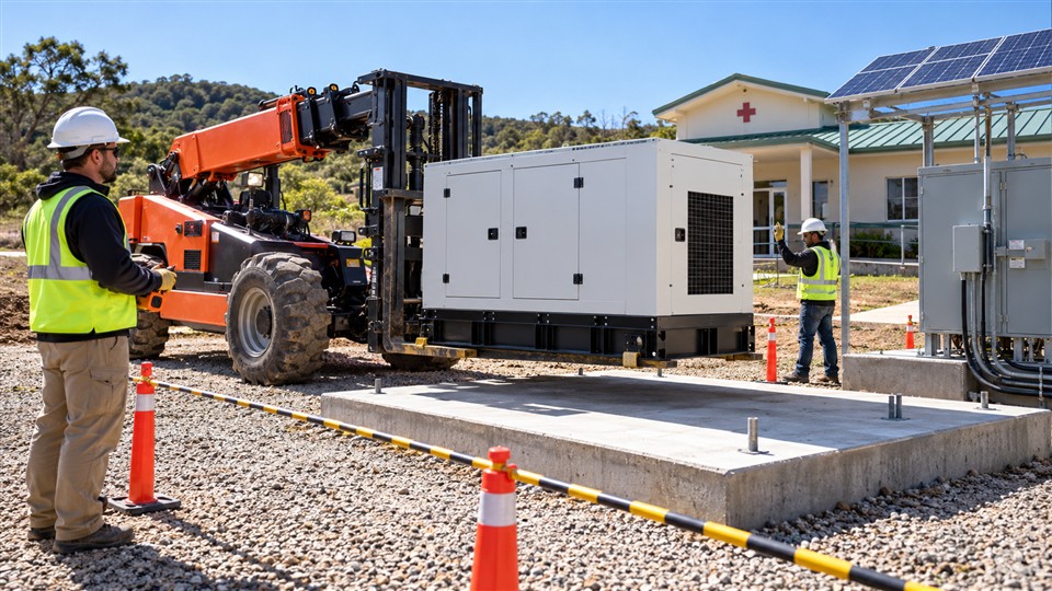 5-ton off-road forklift operating scenario