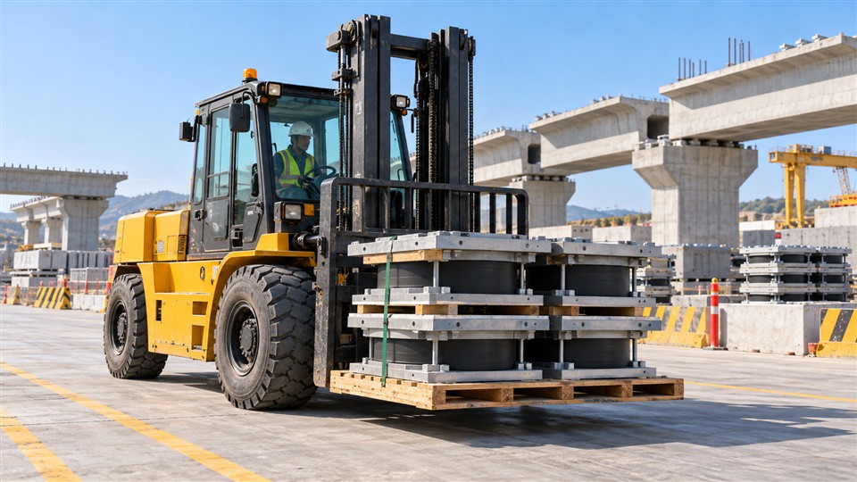 CPCD80K 8-ton diesel forklift in a October 29, 2026 work scenario