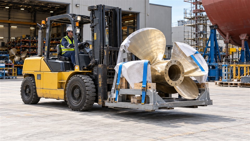 CPC190-X diesel forklift material handling application