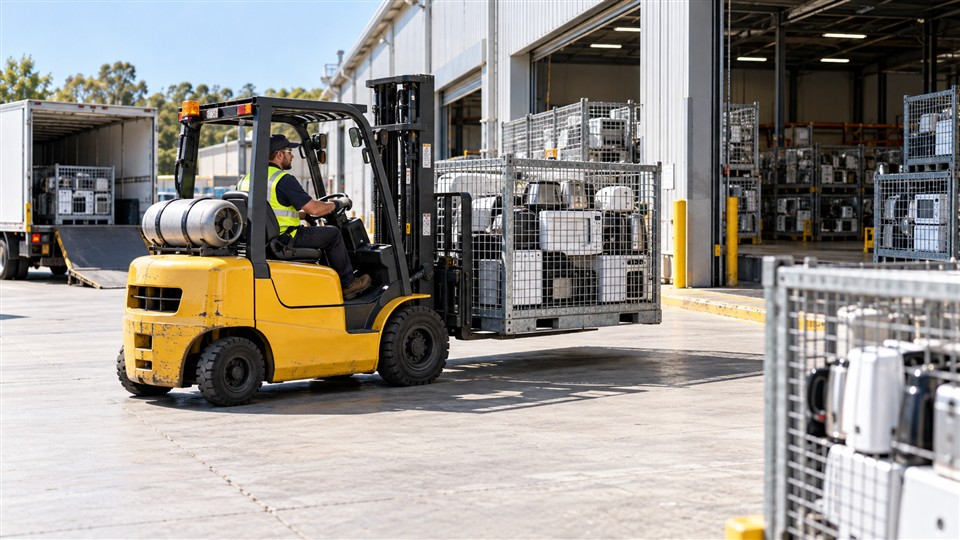 CPY20-50 LPG forklift series operating scenario