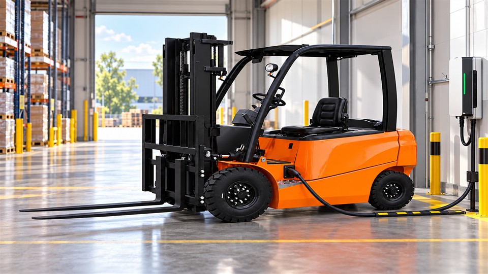 B30 electric forklift operating scenario