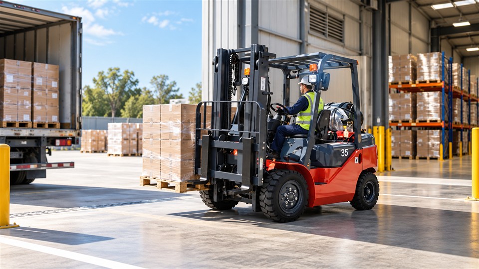 CPY20-50 LPG forklift material handling application